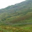 Mountain slope with walls over Ambleside